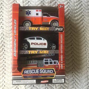 🔥Hunson Rescue Squad 3 pack Emergency vehicles🔥